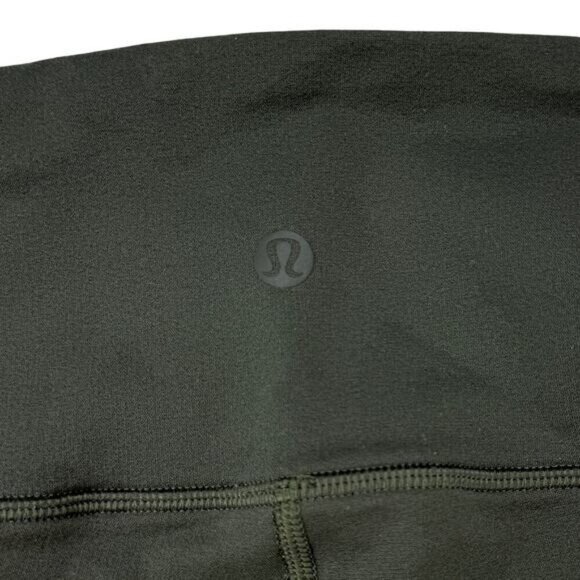 LULULEMON Reveal Tight *Lattice Paisley 28" Size 4 Evergreen - Picture 8 of 9